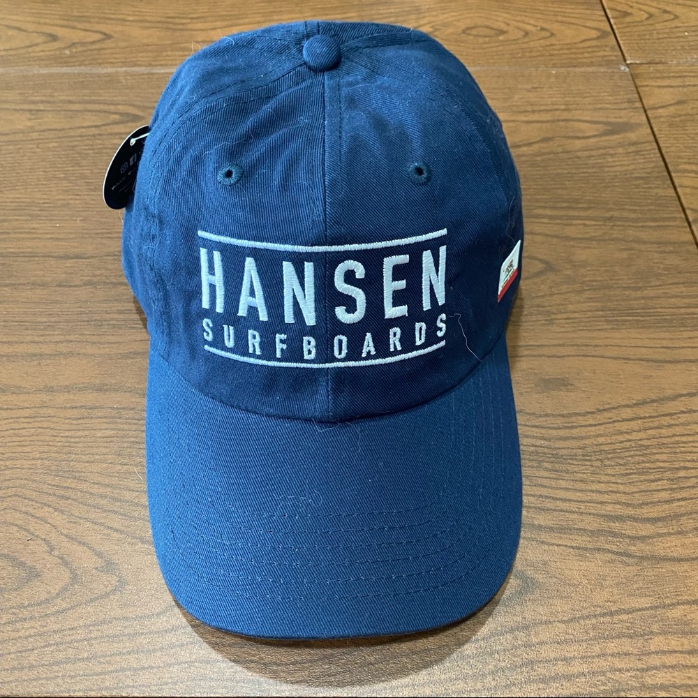 NWT Imperial hat Co w embroidered “Hanson Surfboards” logo.